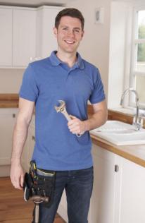 Matt has finished fixing a kitchen fixture
